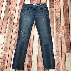 Paige Distressed Jimmy Jimmy Skinny Jeans